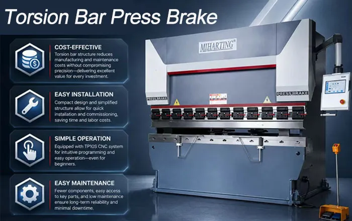 What is a torsion bar press brake?