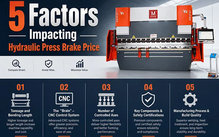 5 Factors Impacting Hydraulic Press Brake Price